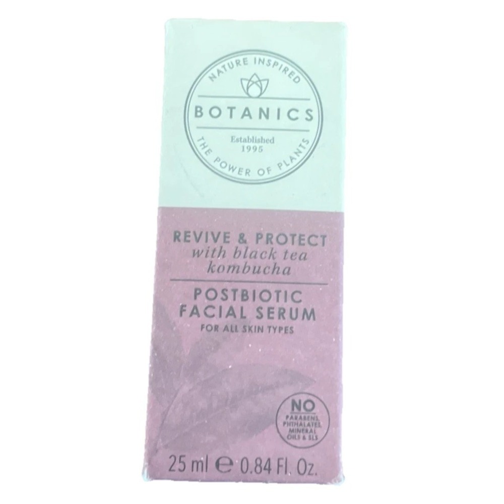 Botanics Revive & Protect Postbiotic Facial Serum - 0.84 fl oz 25 ml NIB